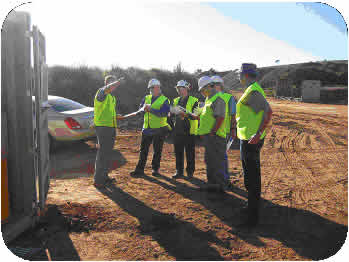 QHSE: Safety Induction at Subtrench One Full Scale Testing Site.