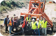 Trenching R&D: Testing Inspections. Click on the thumbnail for a larger version.